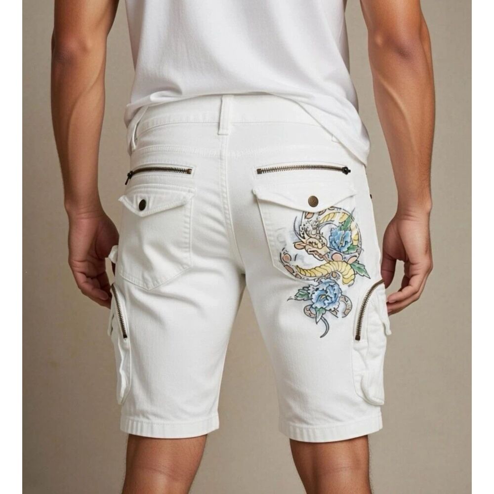 Rare Vintage Mania White Men’s Shorts Read Description